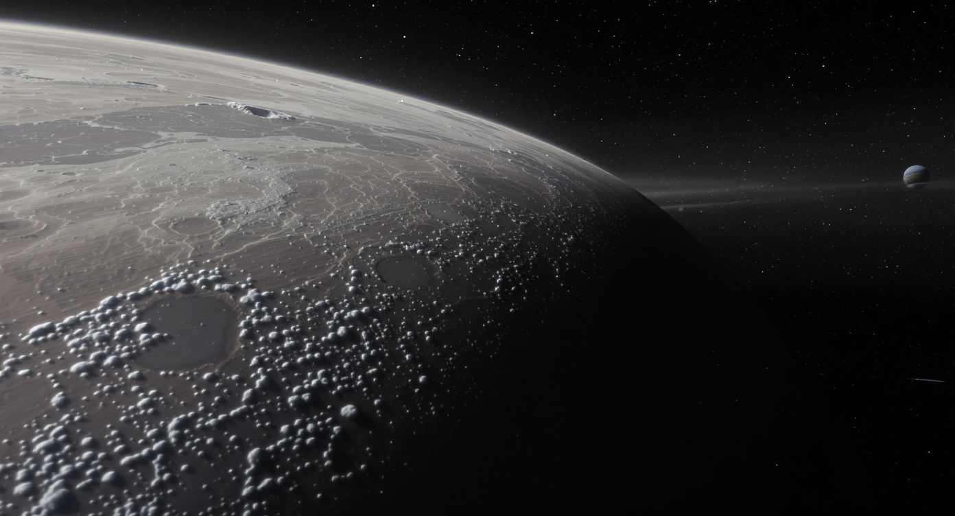 Haumea Zwergplanet - KI Darstellung