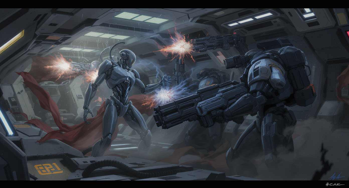 Marines vs. Kampfroboter Marines vs. Kampfroboter