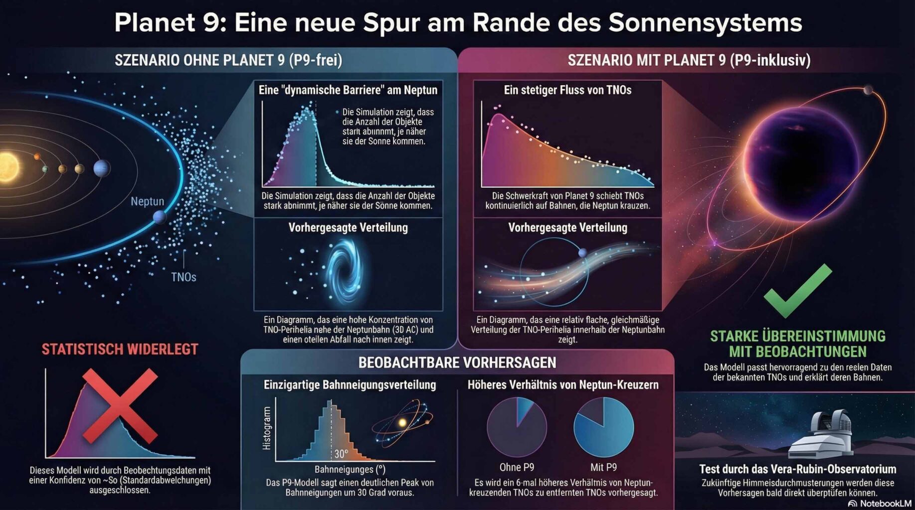 Die Suche nach Planet 9 Infografik Die Suche nach Planet 9 Infografik