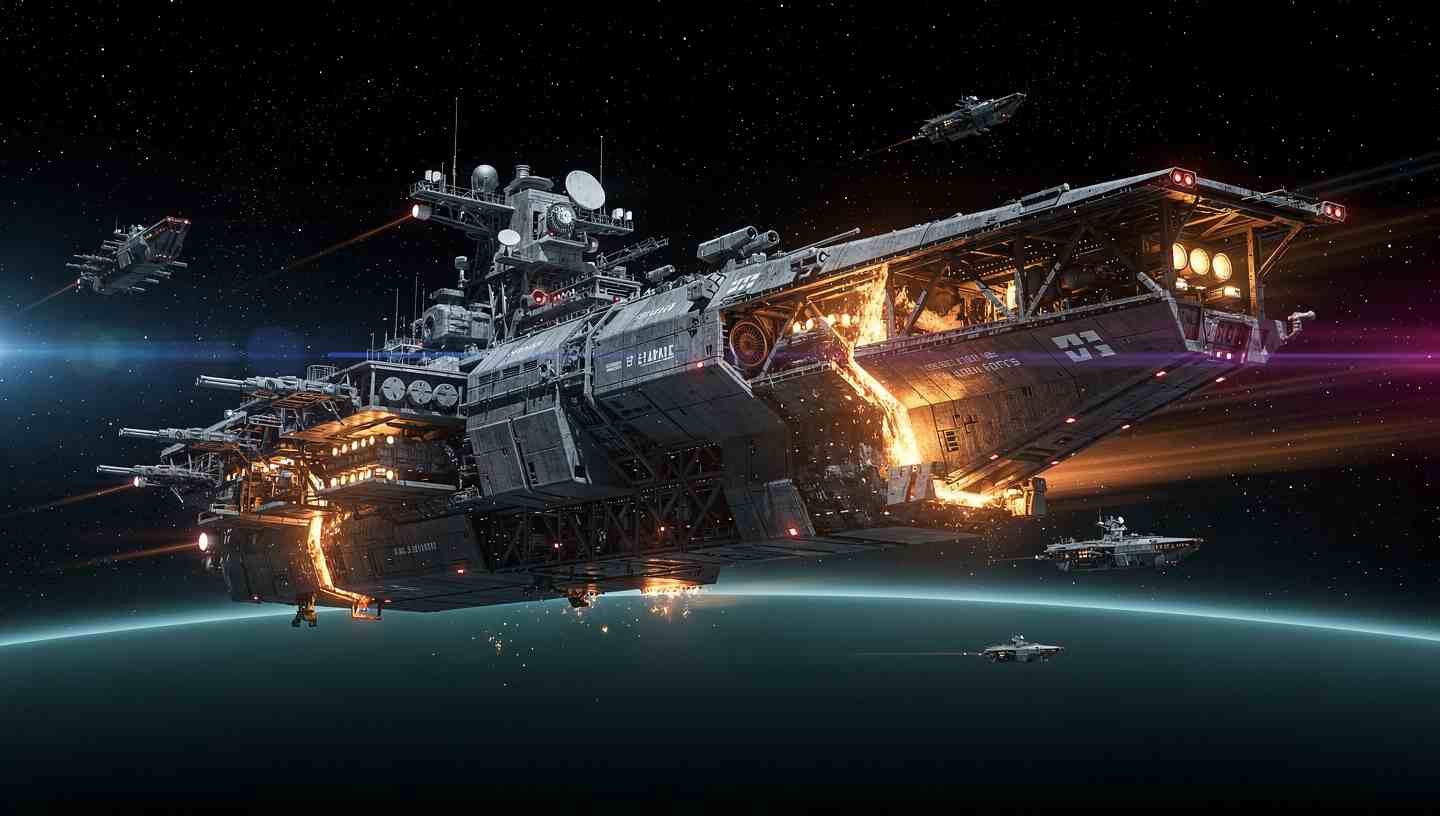 Realistische Weltraumschlachten: Die Wahrheit hinter dem Science-Fiction-Spektakel