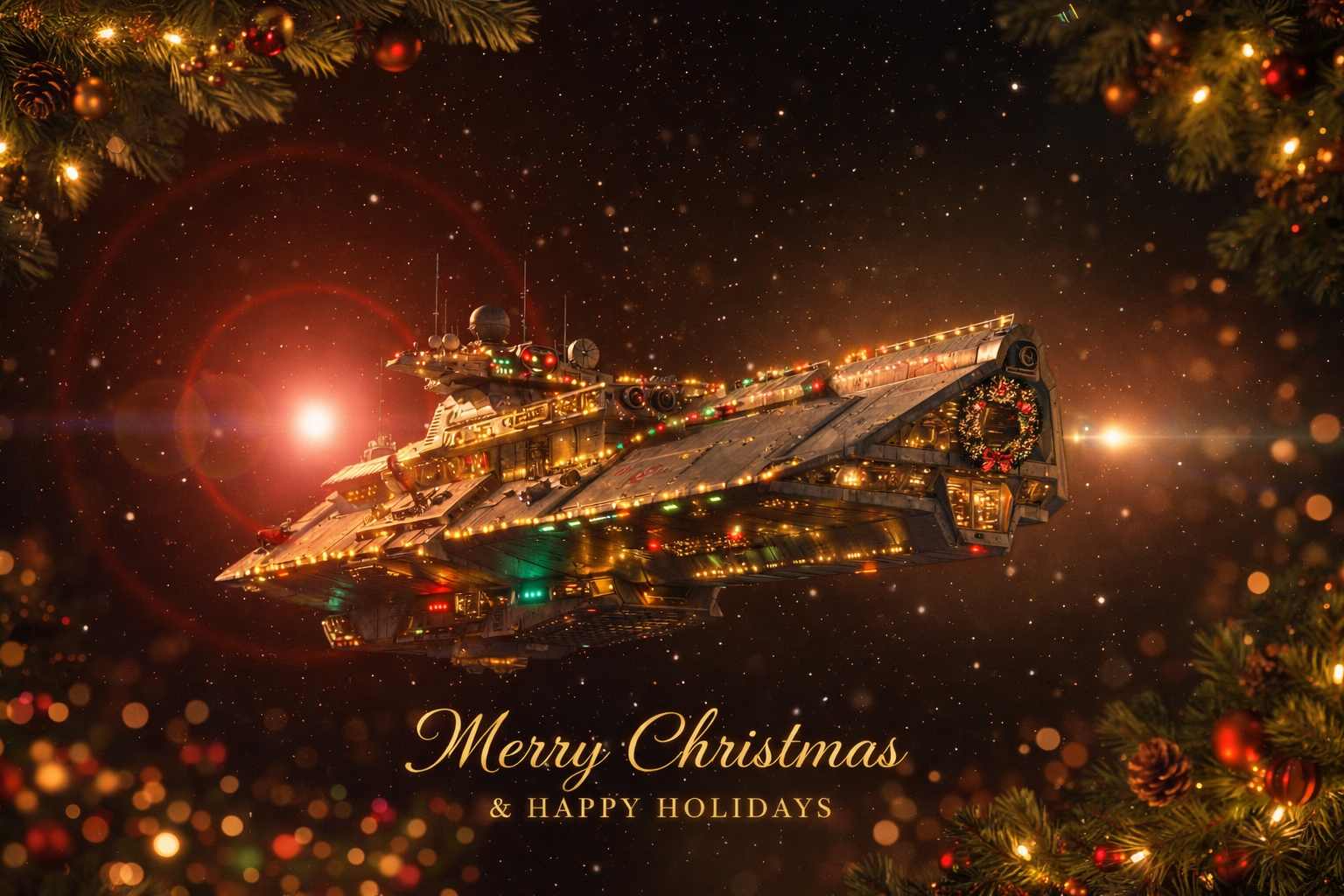 Weihnachtsgrüße für Science-Fiction-Fans